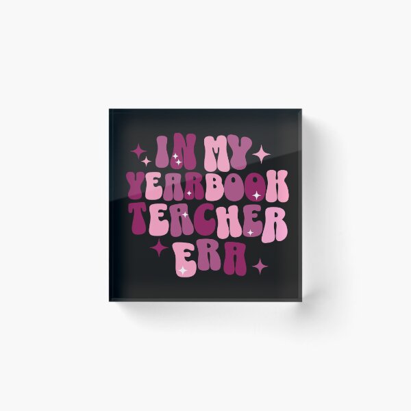 Item preview, Yearbook Teacher | In my Yearbook Teacher Era | Funny Teacher | Retro | Groovy Pink | Yearbook designed and sold by ShoniwDesigns.