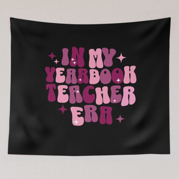 Item preview, Yearbook Teacher | In my Yearbook Teacher Era | Funny Teacher | Retro | Groovy Pink | Yearbook designed and sold by ShoniwDesigns.