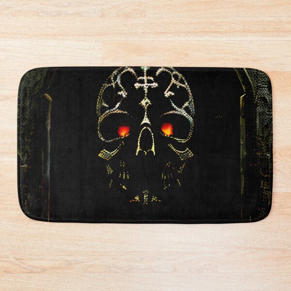 Item preview, Skull with flaming eyes designed and sold by DRAGONFIASCO.