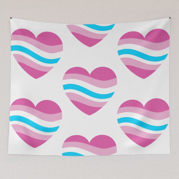 Item preview, Femboy Heart Flag designed and sold by Heartletters.