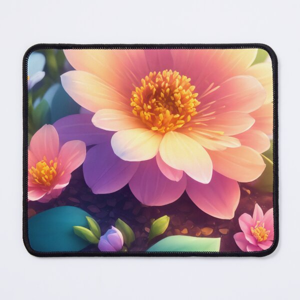 Item preview, Enchanting Fantasy Flower Sticker: 3D Vector Art and Cinematic Charm (60) designed and sold by WASjourney.