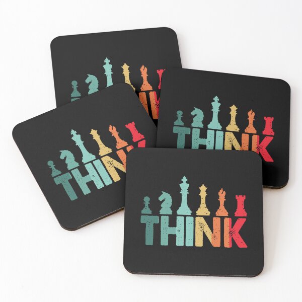 Item preview, Think Retro Vintage Chess Pieces Player Gifts Chess Coach designed and sold by jingdomdesgine.