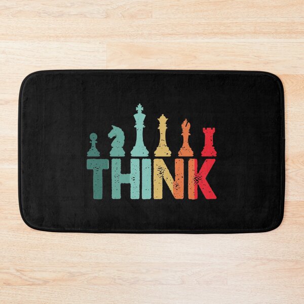 Item preview, Think Retro Vintage Chess Pieces Player Gifts Chess Coach designed and sold by jingdomdesgine.
