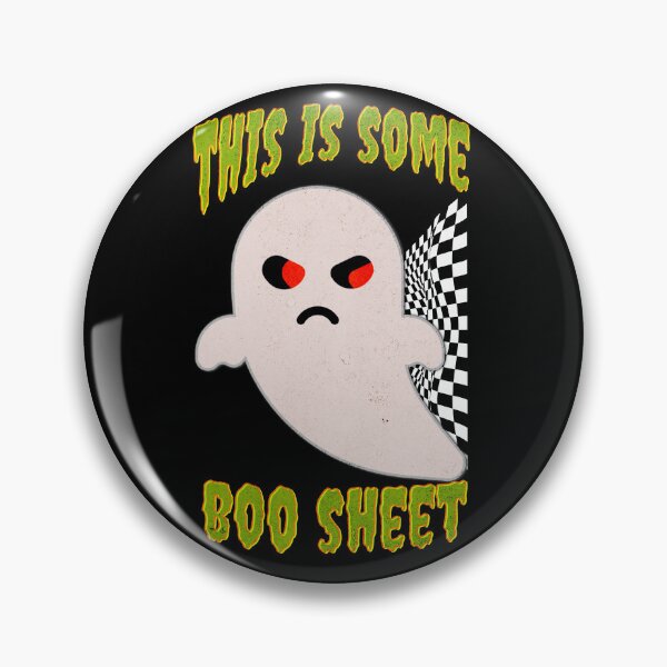 Artikelvorschau, This Is Some Boo Sheet Lustiger Halloween-Geist Gruselige Zielflagge Racing Ghost Vibes entworfen und verkauft von CarantinedChaos.