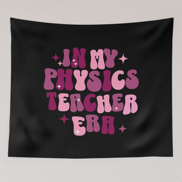 Item preview, Physics Teacher In My Physics Teacher Era Teacher Appreciation New Teacher Gift Retro Pink designed and sold by ShoniwDesigns.