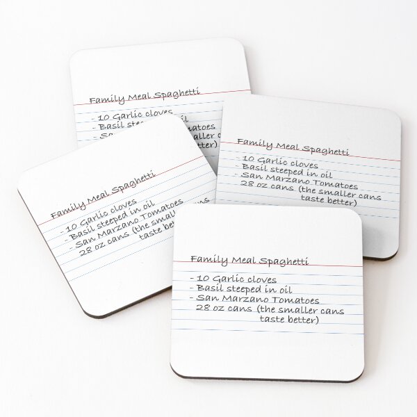 Item preview, Family Meal Spaghetti recipe - The Bear designed and sold by designair.