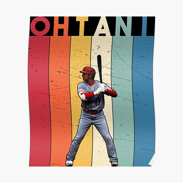 Free download Shohei Ohtani Los Angeles Anaheim Baseball Poster