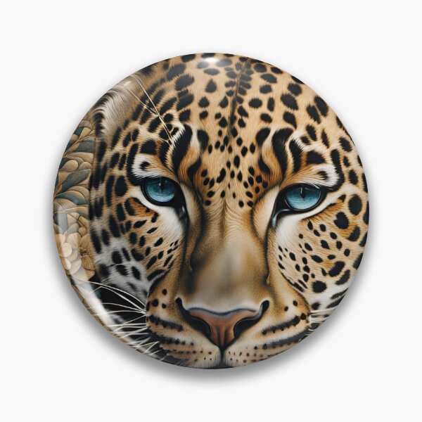 Artikelvorschau, Leopard mit goldenem Texturhintergrund entworfen und verkauft von RoxanneG.
