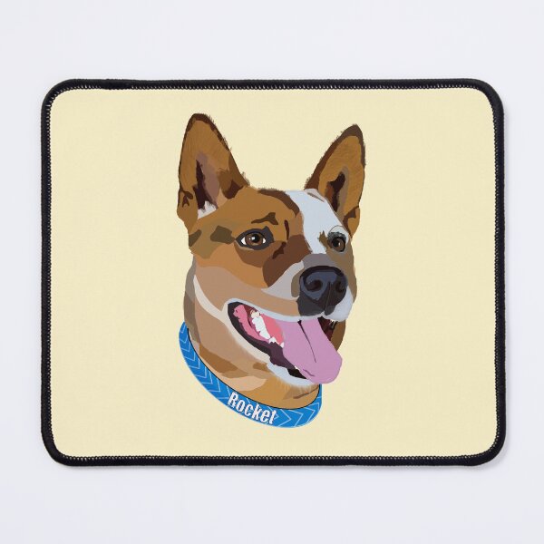 Artikelvorschau, Rocket the Red Heeler entworfen und verkauft von Laceyjae Digital Art.