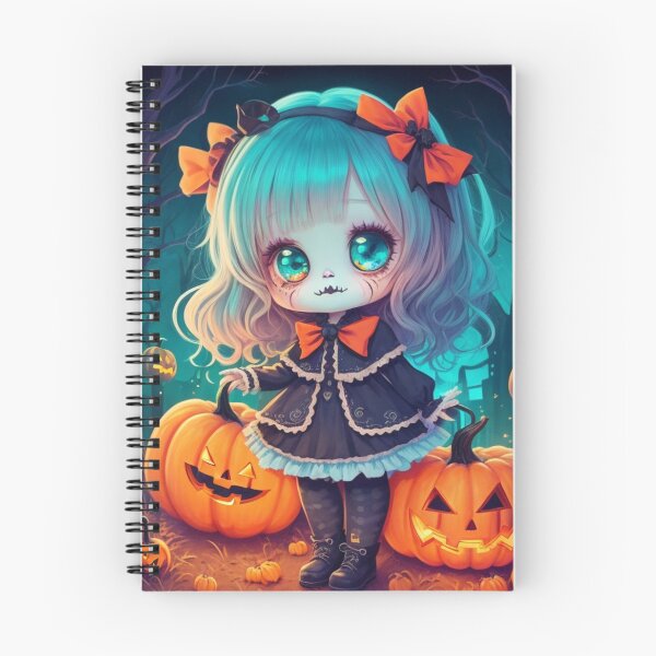 Item preview, Holloween girl in a cute dress white hair   designed and sold by Gigglyvibes.