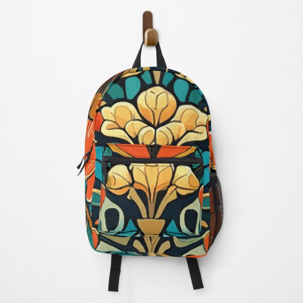 Item preview, Cute Abstract Flowers Vintage Art Nouveau Seamless Pattern designed and sold by Vicky Brago-Mitchell®.