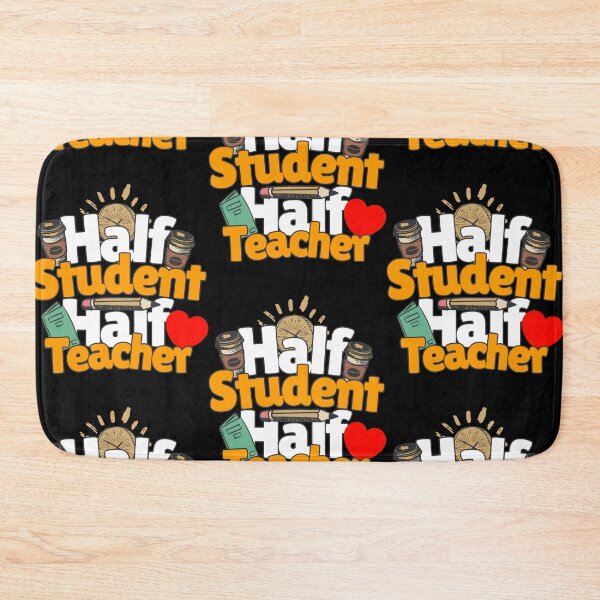 Item preview, half student half teacher, learn teach mindset designed and sold by Growthmind7.
