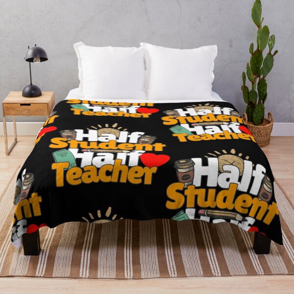 Item preview, half student half teacher, learn teach mindset designed and sold by Growthmind7.