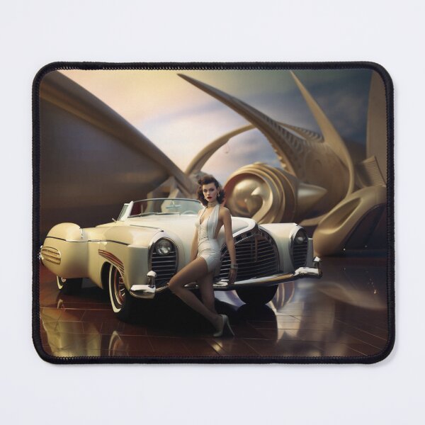 Item preview, 50s pin up retro futuristic car designed and sold by djhypnotixx.