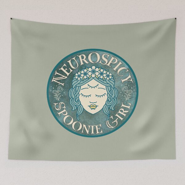 Item preview, Neurospicy Spoonie Girl Third Eye Intuition  designed and sold by Madeleine39.