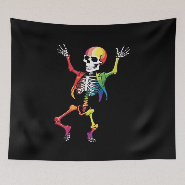 Item preview, Dancing Skeleton Rainbow designed and sold by Ridaelb.