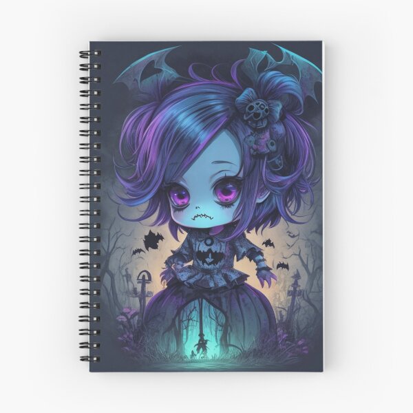 Item preview, Cute big spooky glowing dress scary girl  designed and sold by Gigglyvibes.