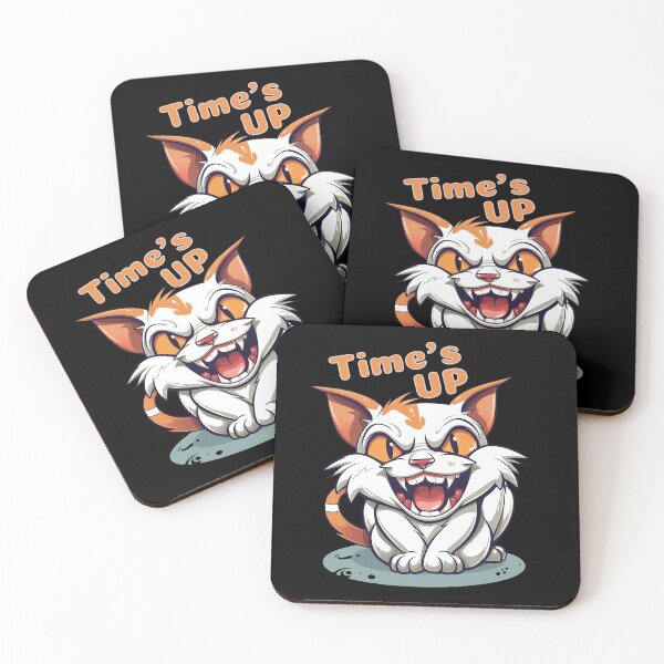 Item preview, Times Up Cat Meme, designed and sold by Image-Caption.