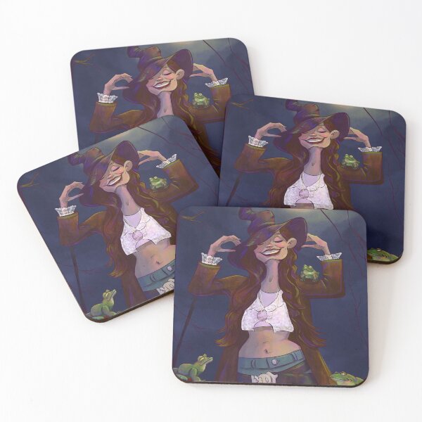 Item preview, Witch with Toads under a Full Moon designed and sold by princesspjs.