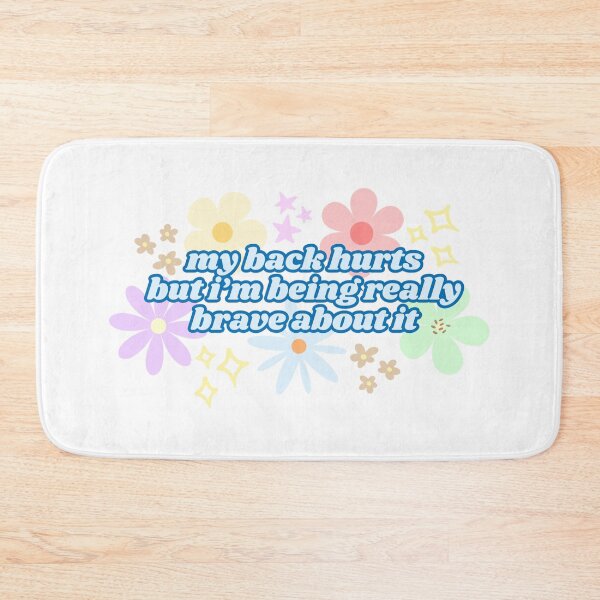 Item preview, My Back Hurts But I'm Being Really Brave About It (Blue) designed and sold by Mollysb428.