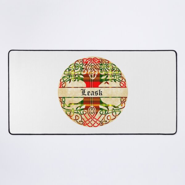 Item preview, Leask Tree of Life Clan Scottish Surname tartan designed and sold by BagTown Clans.