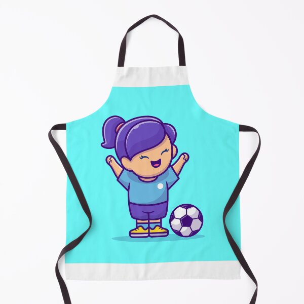 Item preview, Goal Scorer: Soccer Girl Cartoon Vector Icon Illustration designed and sold by hjian8219.
