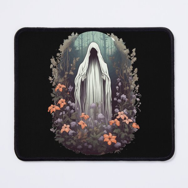 Item preview, Ghost In The Forest Floral Ghost Gothic  designed and sold by ArtFromBeyond.