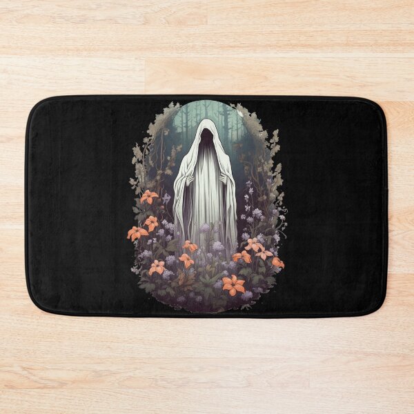 Item preview, Ghost In The Forest Floral Ghost Gothic  designed and sold by ArtFromBeyond.