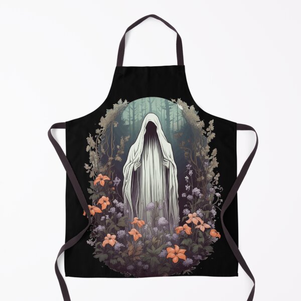 Item preview, Ghost In The Forest Floral Ghost Gothic  designed and sold by ArtFromBeyond.