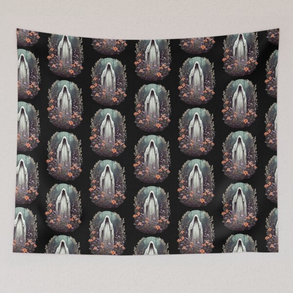 Item preview, Ghost In The Forest Floral Ghost Gothic  designed and sold by ArtFromBeyond.