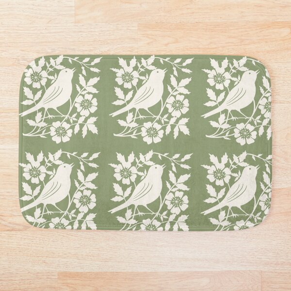 Item preview, Bird with Wild Roses on Green designed and sold by JoniandCo.