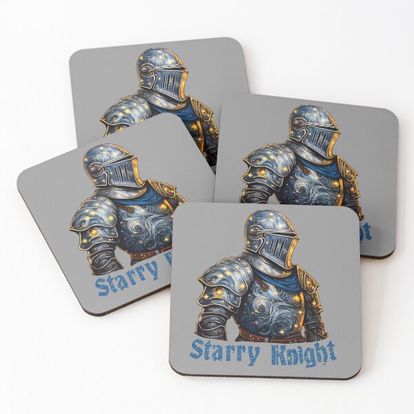Item preview, Starry Knight - Van Gogh's Knight in Starry Armor designed and sold by goldentusk.