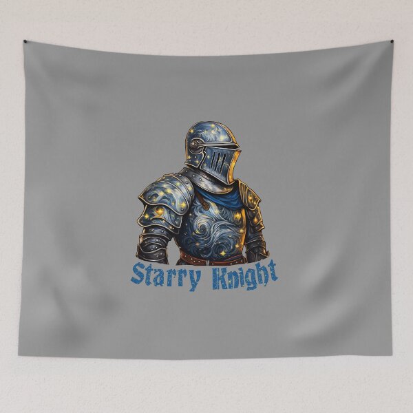 Item preview, Starry Knight - Van Gogh's Knight in Starry Armor designed and sold by goldentusk.
