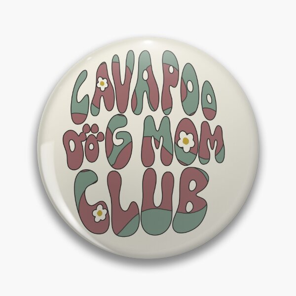 Item preview, Cavapoo Dog Mom Club 1960s Vintage Hippie Tee designed and sold by GVRDesign.