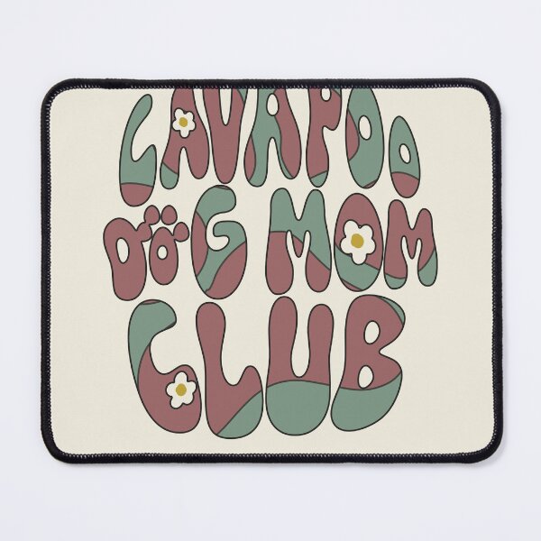 Item preview, Cavapoo Dog Mom Club 1960s Vintage Hippie Tee designed and sold by GVRDesign.