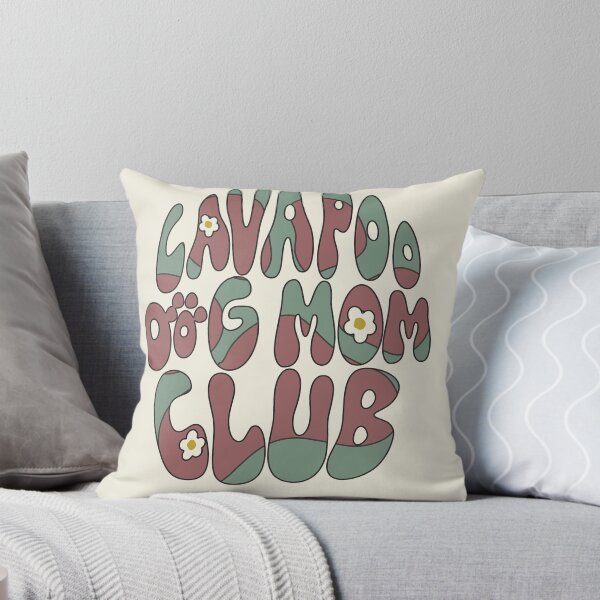 Item preview, Cavapoo Dog Mom Club 1960s Vintage Hippie Tee designed and sold by GVRDesign.