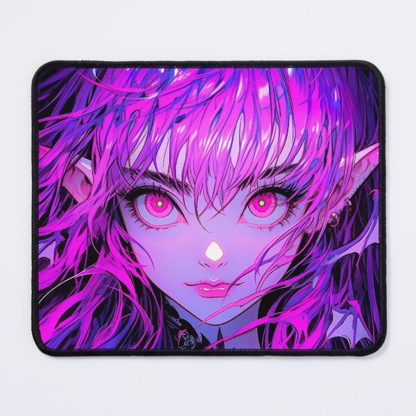 Item preview, Beautiful Pink and Purple Elven Anime Girl designed and sold by bubblegoth.