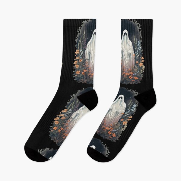 Item preview, Ghost In The Forest Floral Ghost Gothic  designed and sold by ArtFromBeyond.