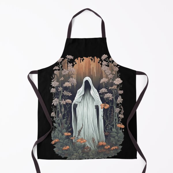 Item preview, Ghost In The Forest Floral Ghost Gothic  designed and sold by ArtFromBeyond.