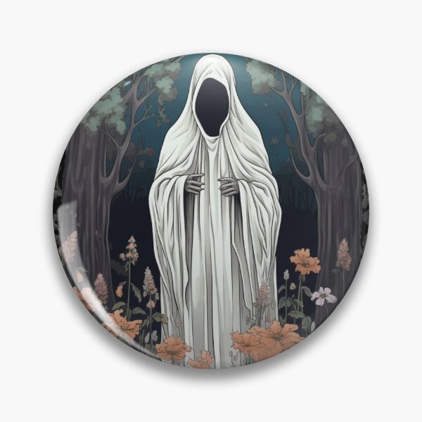 Artikelvorschau, Geist im Wald Floral Ghost Gothic entworfen und verkauft von ArtFromBeyond.