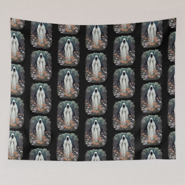 Item preview, Ghost In The Forest Floral Ghost Gothic  designed and sold by ArtFromBeyond.