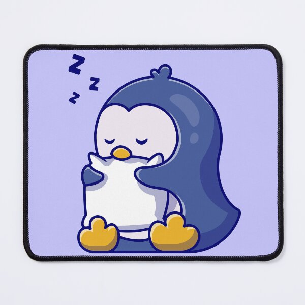 Item preview, Cozy Naptime: Cute Penguin Sleeping with Pillow Cartoon designed and sold by hjian8219.