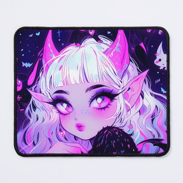 Item preview, Sweet Sassy Pink Demon Anime Girl designed and sold by bubblegoth.