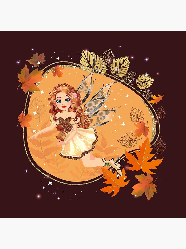 Thumbnail 3 of 3, Throw Pillow, Felicia Flies Into Fall designed and sold by TeelieTurner.