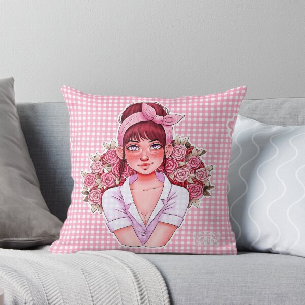 Item preview, Rose girl meets gingham style designed and sold by Kalaidas-Art.