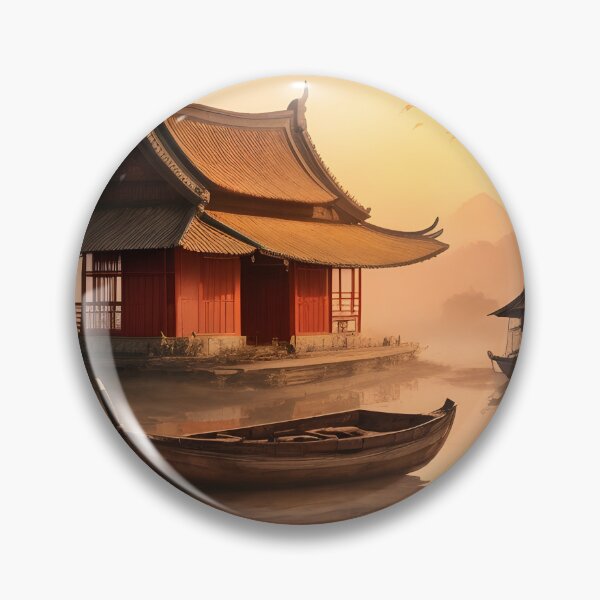 Item preview, old painting cabin on the lake designed and sold by Printables1970.
