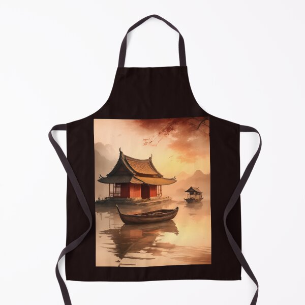 Item preview, old painting cabin on the lake designed and sold by Printables1970.
