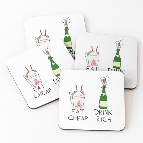 Item preview, Eat Cheap, Drink Rich designed and sold by Splatterbrain40.