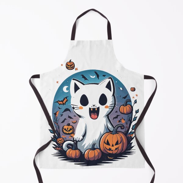 Item preview, Cat Halloween ,Kitty Halloween Shirt Halloween Kitten Spooky Ghost Cat designed and sold by ArtOfHappiness.