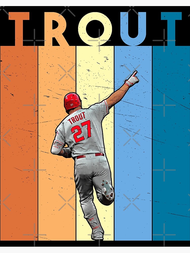 Mike Trout - LA Angels of Anaheim Art Print